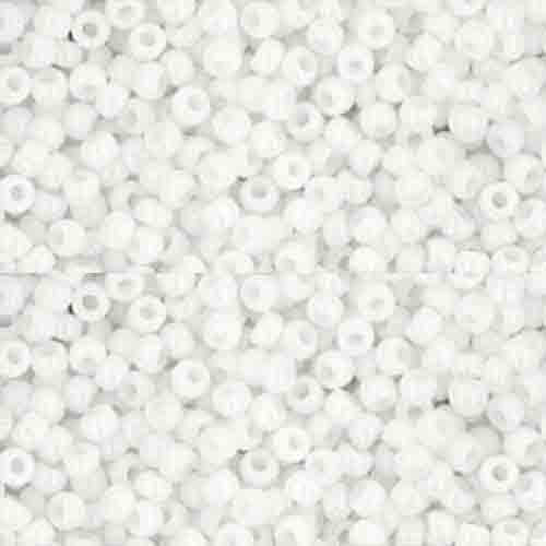 Japanese Glass Seed Beads Size 11/0-416 Opaque Medium Gray