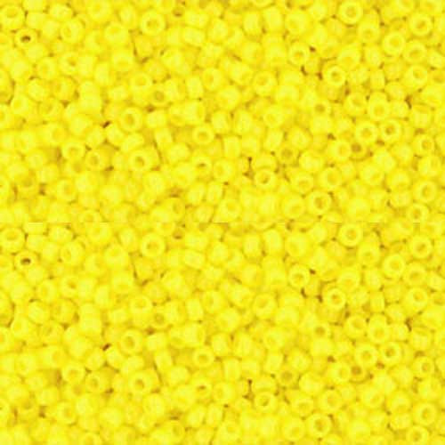 Toho ROUND 15/0 Seed Beads DANDELION OPAQUE (2.5" tube)