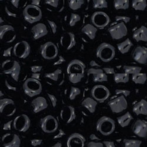 SIZE-8 #49 JET OPAQUE Toho BEADS