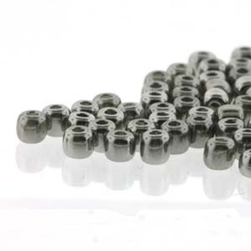 Czech Glass DRUK Beads 2mm Round CHROME