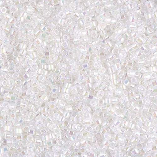 DB1576 - 11/0 Miyuki Delica Seed Beads - Opaque Sea Opal AB, DB-1576 Miyuki  Delica Beads - 5 Grams - Miyuki Delica 1576 Sea Opal