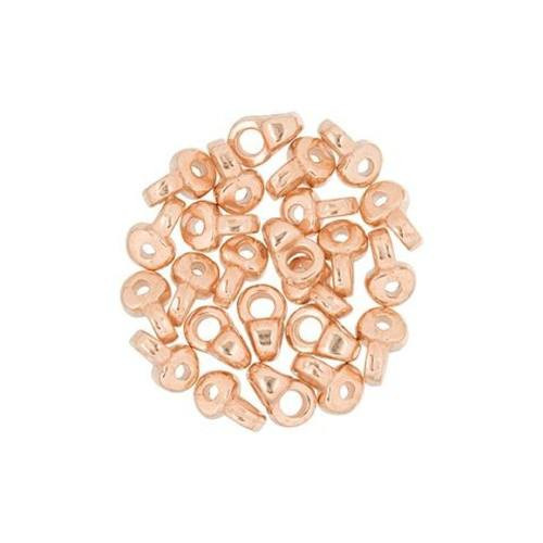 Cymbal Remata SUPERDUO Bead Ending Rose Gold Plated