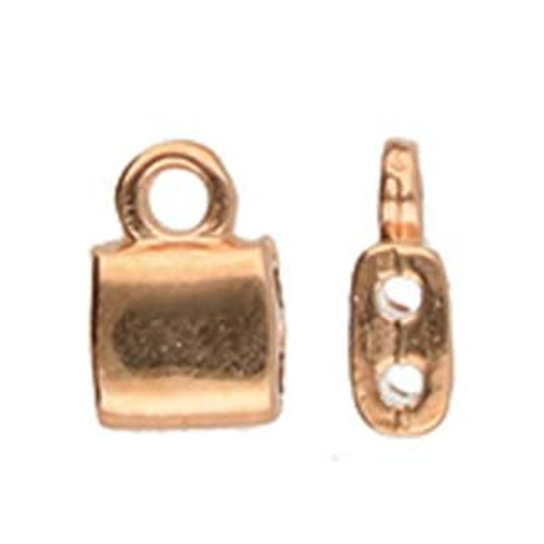 Cymbal Piperi TILA Bead Ending Rose Gold Plated