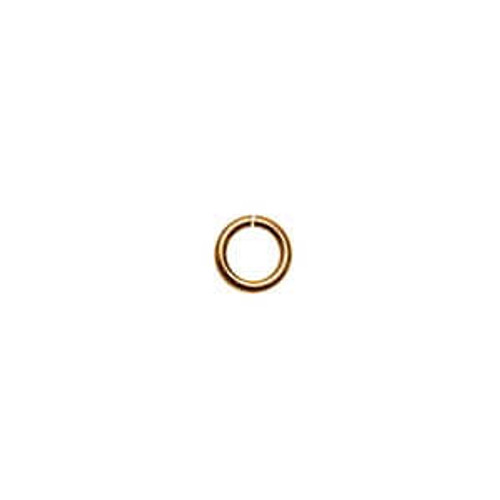 4mm Copper Plated 22 gauge OPEN ROUND JUMP RINGS