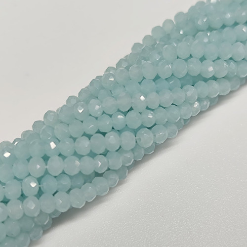 3x2mm PACIFIC OPAL Chinese Crystal Rondelle Beads