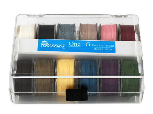 Toho One-G Beading Thread Classic Color Assortment Pack w/Case