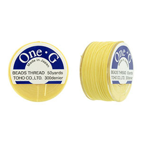 Toho One-G Beading Thread LT YELLOW