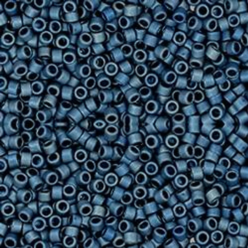 Toho Treasure 11/0 HIGH-METALLIC MATTE MEDITERRANEAN BLUE Seed Beads