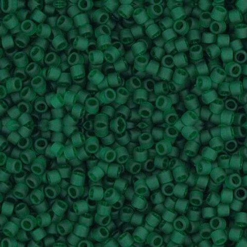 Toho TREASURE Seed Beads 11/0 TRANSPARENT GREEN EMERALD RAINBOW 2.5 Tube