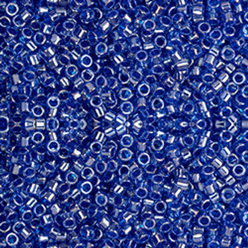 Toho Treasure 11/0 DK BLUE-LINED LT SAPPHIRE Seed Beads