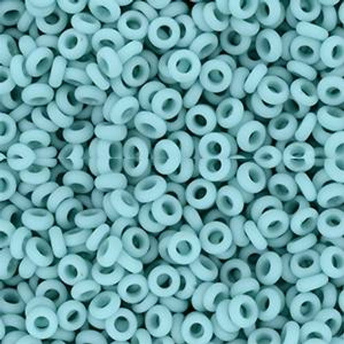 Toho DEMI 8/0 Seed Beads OPAQUE FROSTED TURQUOISE