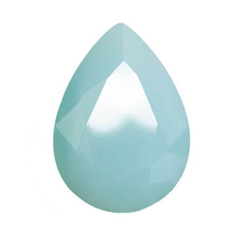 Krakovski Crystal Tear Drop 13x18mm AQUA OPAL