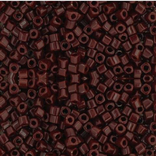 Toho CUBE Seed Beads 1.5mm OPAQUE OXBLOOD