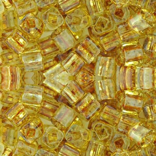 Toho CUBE Seed Beads 4mm HYBRID NATURAL PICASSO