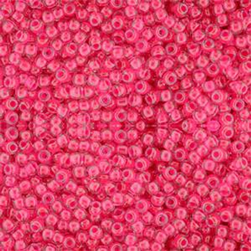 Toho ROUND 11/0 Seed Beads LUMINOUS NEON PINK