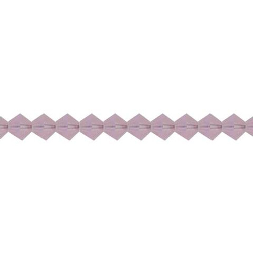 Preciosa Crystal Bicone Beads 6mm PINK SAPPHIRE