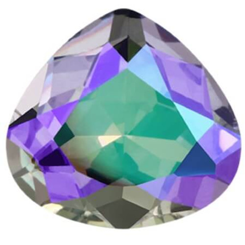 Krakovski Crystal Heart Triangle Stone 12x13mm GHOST LIGHT