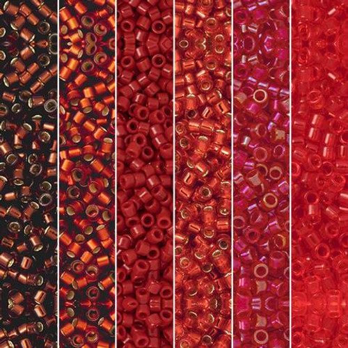 Aiko Seed Beads Mix RED BERRIES