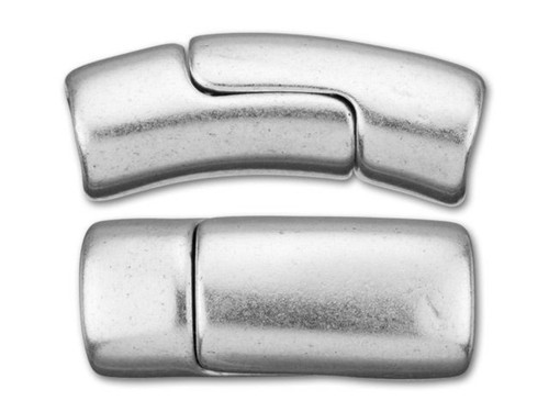 REGALIZ Magnetic Clasp Set 10x31mm Antique Silver Plated