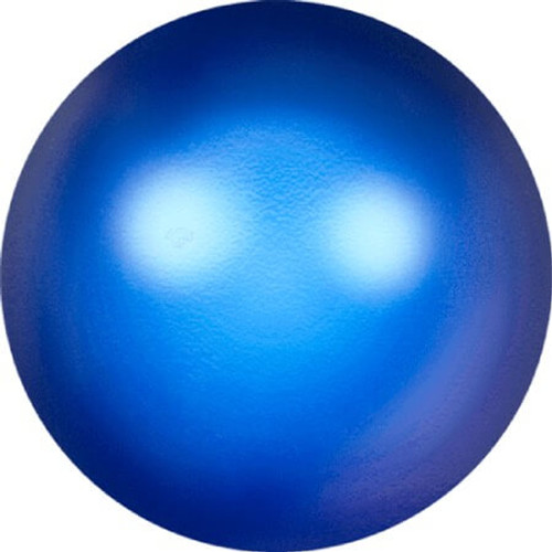 ELITE Eureka Crystal Pearls 4mm Round IRIDESCENT DARK BLUE 5810