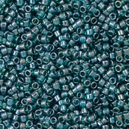 Toho TREASURE Seed Beads 11/0 TRANSPARENT TEAL LUSTER