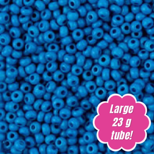 Preciosa Ornela Czech Seed Bead 11/0 apx23g Terra Intensive Blue Matte