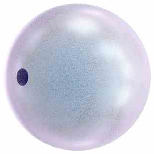 ELITE Eureka Crystal Pearl 2mm Round IRIDESCENT DREAMY BLUE
