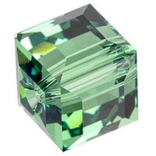 ELITE Eureka Crystal Faceted Cube Bead 8mm ERINITE 5601