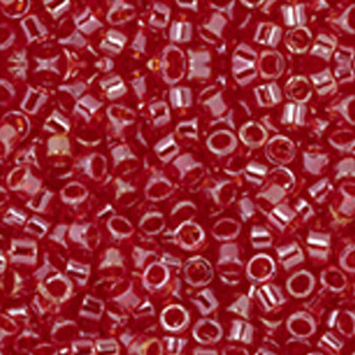 Toho TREASURE Seed Beads 11/0 TRANSPARENT SIAM RUBY LUSTER