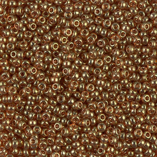 Miyuki ROUND 11/0 Seed Beads TOPAZ GOLD LUSTER