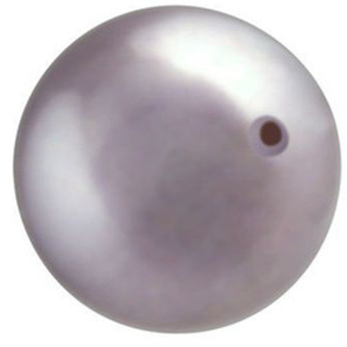 ELITE Eureka Crystal Pearl 12mm Round MAUVE 5810
