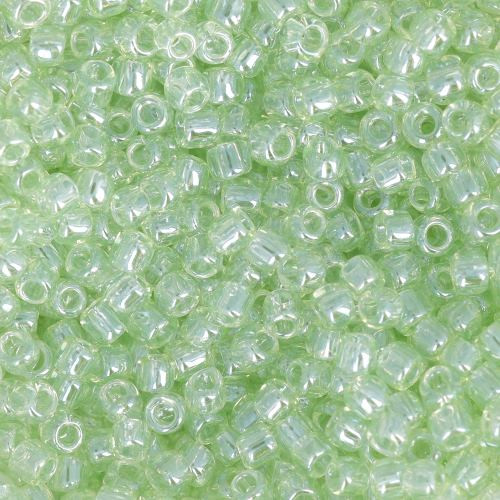 Copy of Toho ROUND 11/0 Seed Beads RE-Glass LUSTER GREEN (2.5" tube)