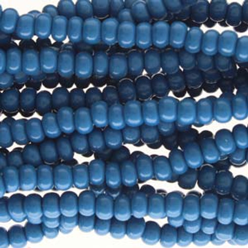 2 Cut Blue 11 Seed Bead, Preciosa Ornela Seed Beads, Czech Atlas Glass,  Translucent Satin Solgel Blue, Beads for Bracelets 