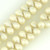 Drop Beads Czech Glass CHAMPAGNE OPAQUE LUSTER 6x4mm