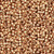 Toho ROUND 8/0 Seed Beads PERMAFINISH GALVANIZED ROSE GOLD (2.5" tube)