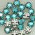 Extra Quality Rose Montees SS20 Preciosa Crystal BLUE ZIRCON Bunch