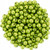 3mm Round Druk Beads LIME PUNCH SATURATED METALLIC