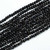 Chinese Crystal Rondelle Beads 3x2mm ONYX BLACK