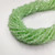 Chinese Crystal Rondelle Beads OPAQUE PERIDOT IRIS