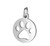 14x12mm Stainless Steel DOG PAW PRINTS CHARM