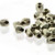 TRUE 2mm Firepolish Czech Glass Beads CRYSTAL NICKEL PLATED