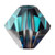 Preciosa Crystal Bicone Beads 4mm CRYSTAL BERMUDA BLUE 1