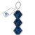 Preciosa Crystal Bicone Beads 4mm CAPRI BLUE