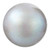 Preciosa Maxima Round PEARLESCENT GREY Pearls