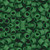 Toho AIKO 11/0 Seed Beads OPAQUE FROSTED PINE GREEN