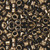 Toho AIKO 11/0 Seed Beads GILDED MARBLE BLACK