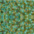 Toho MAGATAMA Seed Beads 3mm RAINBOW LT TOPAZ SEA FOAM LINED
