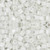 Toho HEXAGON 8/0 Seed Beads OPAQUE LUSTERED WHITE