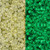 Toho ROUND 11/0 Seed Beads GLOW IN THE DARK YELLOW BRIGHT GREEN