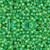 Toho ROUND 11/0 Seed Beads LIME GREEN OPAQUE GREEN LINED